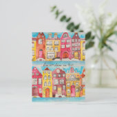 Carte postale Amsterdam en amour (Debout devant)
