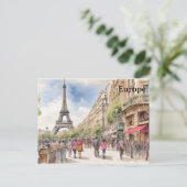 Carte Postale Amsterdam Europe Vintage Travel Tourism Add (Debout devant)