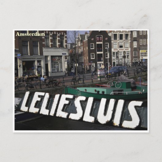 Carte Postale Amsterdam greetingcard (Devant)