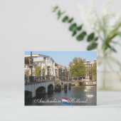 Carte postale Amsterdam Holland (Debout devant)