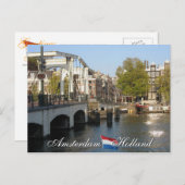 Carte postale Amsterdam Holland (Devant / Derrière)