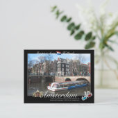 Carte Postale Amsterdam Holland 3D Anaglyph (Debout devant)