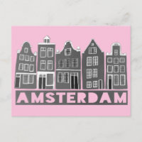 Amsterdam Holland Canal Maisons Voyage Black Site