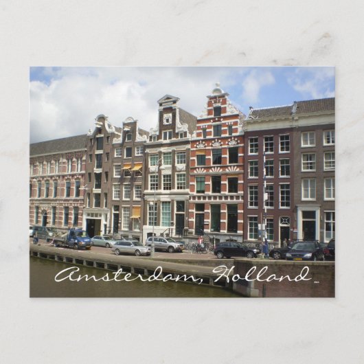Carte Postale Amsterdam, Hollande (Devant)
