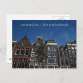 Carte Postale amsterdam - la Pays-Bas (Devant / Derrière)