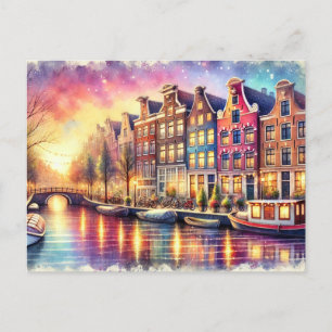 Carte Postale Amsterdam magique