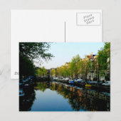Carte Postale Amsterdam matin (Devant / Derrière)