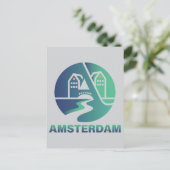 Carte Postale Amsterdam Netherlands Europe (Debout devant)