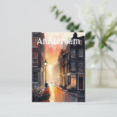 Carte Postale Amsterdam Netherlands Holland (Debout devant)
