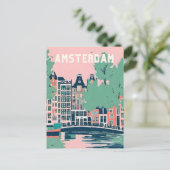 Carte Postale Amsterdam Pays-Bas (Debout devant)