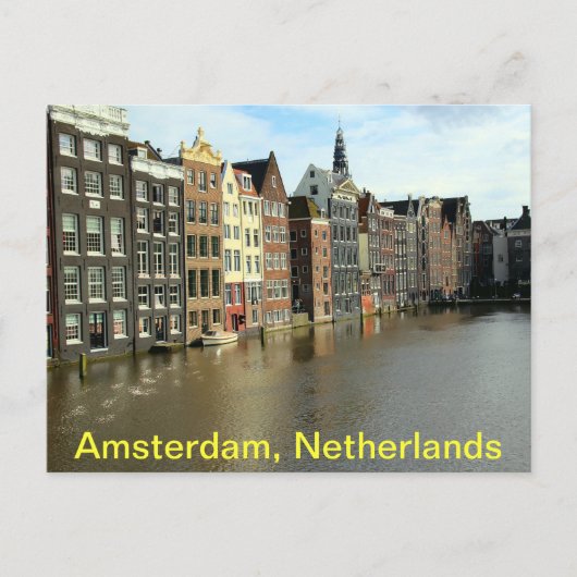 Carte Postale Amsterdam, Pays-Bas (Devant)