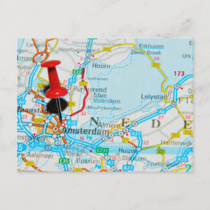 Carte Postale Amsterdam, Pays-Bas