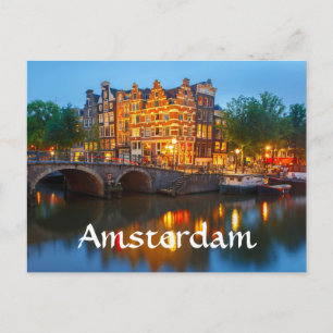 Carte Postale Amsterdam Pays-Bas