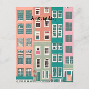 Carte Postale Amsterdam Pays-Bas