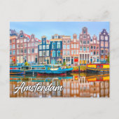 Carte Postale Amsterdam, Pays-Bas (Devant)