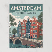 Carte Postale Amsterdam, PAYS-BAS