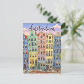 Carte Postale Amsterdam Pays-Bas (Debout devant)