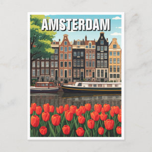 Carte Postale Amsterdam Pays-Bas