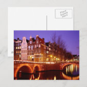 Carte Postale Amsterdam, Pays-Bas Postcard (Devant / Derrière)