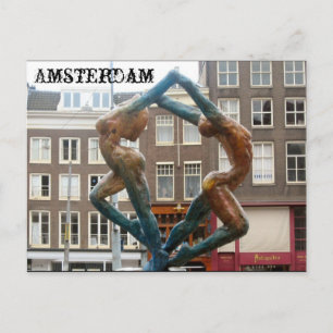 Carte Postale Amsterdam Postcard