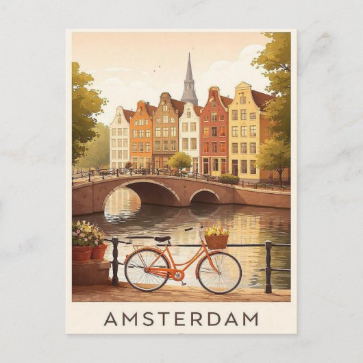 Carte Postale Amsterdam. Postcard (Devant)