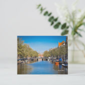 Carte Postale Amsterdam - Rivière (Debout devant)