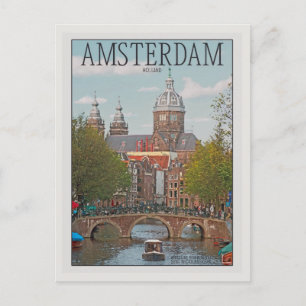 Carte Postale Amsterdam - Saint Nicolaaskerk