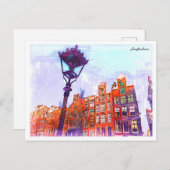 Carte Postale Amsterdam Sidewalk (Devant / Derrière)