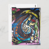 Carte Postale Amsterdam Street Art (Devant / Derrière)