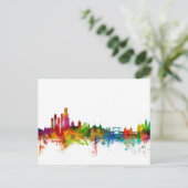 Carte Postale Amsterdam The Pays-Bas Skyline (Debout devant)