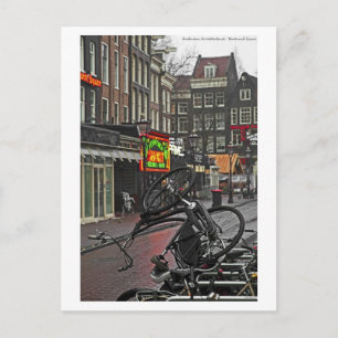 Carte Postale Amsterdam - Vélo Carré Rembrandt