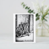 Carte Postale Amsterdam, Vélo, vacances Pays-Bas (Debout devant)