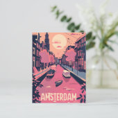 Carte Postale Amsterdam Vintage (Debout devant)