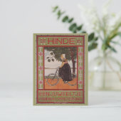 Carte Postale Amsterdam Vintage Bicyclette Poster Art (Debout devant)