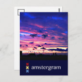 Carte Postale Amstergram Skyline (Devant / Derrière)