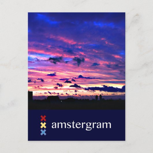 Carte Postale Amstergram Skyline (Devant)