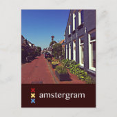 Carte Postale Amstergramme de rue (Devant)