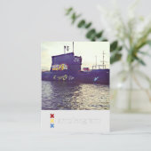 Carte Postale Amstergramme sous-marin (Debout devant)