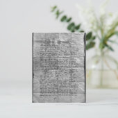 Carte Postale Amulette cabalistique (Debout devant)