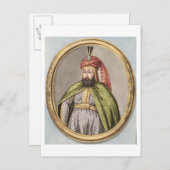 Carte Postale Amurath (Murad) IV (1612-40) Sultan 1623-40, de (Devant / Derrière)