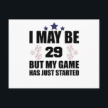 Carte Postale Amusant 29e anniversaire de base-ball Fan 29 ans A<br><div class="desc">Amusant 29e anniversaire de base-ball Fan 29 ans Anniversaire</div>