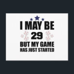 Carte Postale Amusant 29e anniversaire de base-ball Fan 29 ans A<br><div class="desc">Amusant 29e anniversaire de base-ball Fan 29 ans Anniversaire</div>