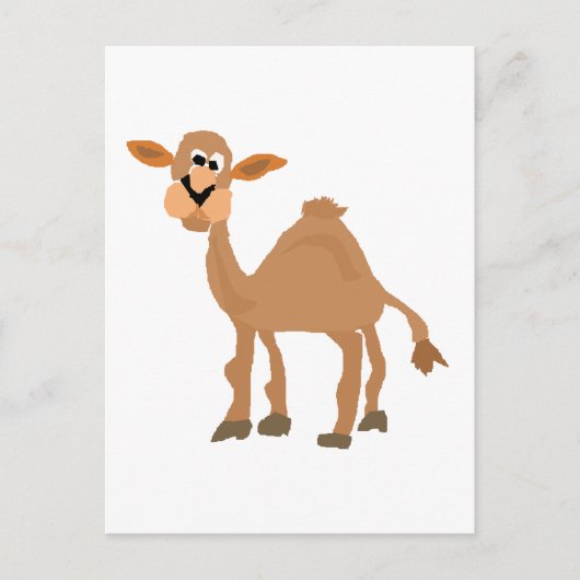 Carte Postale Amusant Art de Camel Primitif (Devant)