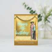 Carte Postale Amusant Art modifié 60e anniversaire (Debout devant)