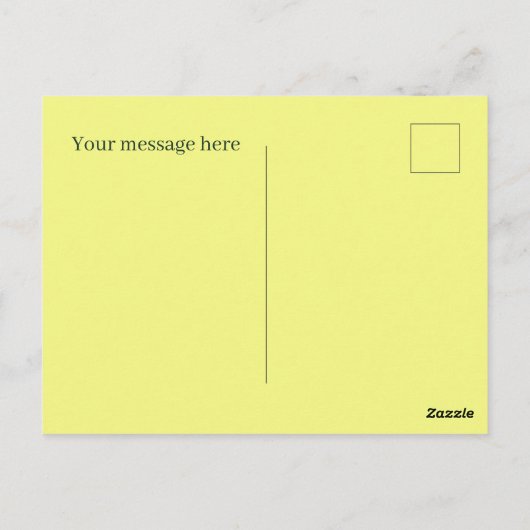 Carte Postale Amusant Avocado ajouter du texte (Dos)