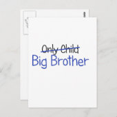 Carte Postale Amusant Big Brother Design (Devant / Derrière)