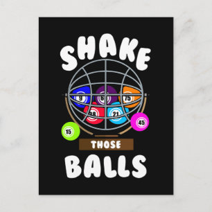 Carte Postale Amusant Bingo Jeu de plaisanterie Bingo