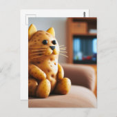 Carte Postale Amusant Canapé pomme de terre (Devant / Derrière)