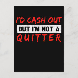 Carte Postale Amusant Casino Joueur Lover