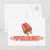 Carte Postale Amusant cerisier Popsicle (Devant / Derrière)